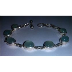 21.380g Bracelet of Calcedony Sterling 925 Silver