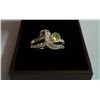 Image 1 : 4.540g Ring of Peridot and CZ Sterling 925 Silver