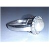 Image 2 : 4.280g Ring of Pearl and CZ Sterling 925 Silver