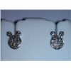 Image 1 : 2.41g Earring Made of 18Kt Gold ,0.51 Ct Diamond