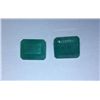 Image 1 : Natural African(Zambian) Emerald Pair of weight 10.15 Ctw Rectangular Cut Stones
