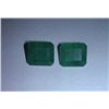 Image 1 : Natural African(Zambian) Emerald Pair of weight 10.15 Ctw Rectangular Cut Stones