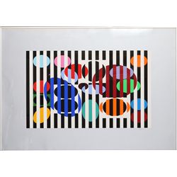 Yaacov Agam, Op-Art Geometric Suite 2, Serigraph