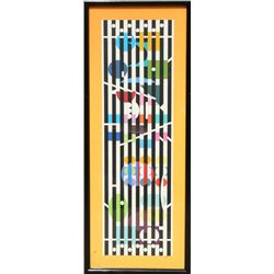 Yaacov Agam, Menorah Series 2, Serigraph
