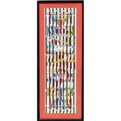 Yaacov Agam, Menorah Series 1, Serigraph