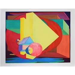 Al Held, Putu, Aquatint Etching