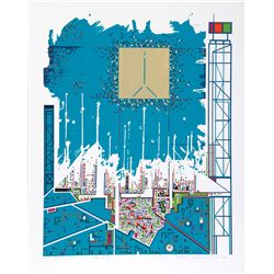 Risaburo Kimura, City 362, Serigraph