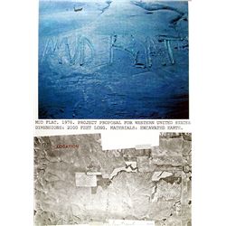 Dennis Oppenheim, Mud Flat, Lithograph