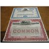 Image 1 : 2 VINTAGE STOCK CERTIFICATES SEE DESCRIPTION