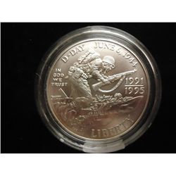 1991-95-D WWII UNC SILVER DOLLAR