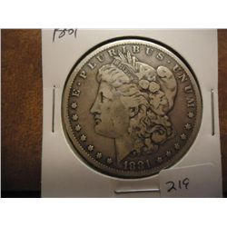 1881 MORGAN SILVER DOLLAR