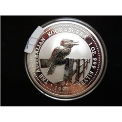 1998 AUSTRALIA KOOKABURRA 1 OZ SILVER (PF LIKE)