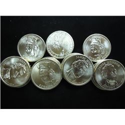 $25 ROLL OF 2008-P MONROE DOLLARS UNC