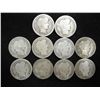 Image 1 : 10 ASSORTED BARBER DIMES