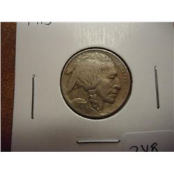1913 TYPE I BUFFALO NICKEL (EXTRA FINE+)