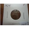 Image 1 : 1924 CANADA ONE CENT SEMI KEY