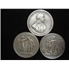Image 1 : 3 US MINT AMERICAS 1ST MEDALS IN PEWTER