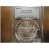 Image 1 : 1995-D TRACK & FIELD SILVER DOLLAR PCGS MS61