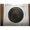Image 1 : 1853 US LARGE CENT ALMOST HOLED
