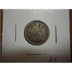 1838 SEATED LIBERTY DIME