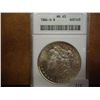 Image 1 : 1884-O MORGAN SILVER DOLLAR ANACS MS63