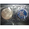 Image 1 : 1971-S IKE SILVER DOLLAR (UNC) (BLUE PACK)
