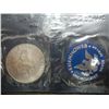 Image 2 : 1971-S IKE SILVER DOLLAR (UNC) (BLUE PACK)