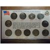 Image 1 : 1942-1945 35% SILVER JEFFERSON WAR NICKELS SET