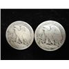 Image 2 : 2-1936 WALKING LIBERTY HALF DOLLARS