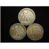 Image 2 : 1934-S,35-D & 36-D WALKING LIBERTY HALF DOLLARS