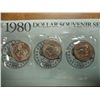 Image 2 : 1980 P/D/S SBA DOLLAR DOLLAR SOUVENIR SET