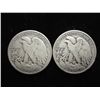 Image 2 : 2 WALKING LIBERTY HALF DOLLARS 1936 & 1937