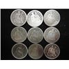 Image 1 : 9 ASSORTED 1850'S SEATED LIBERTY DIMES