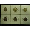 Image 2 : 6 ASSORTED BUFFALO NICKELS 1920'S