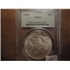 Image 1 : 1923 PEACE SILVER DOLLAR PCGS MS62