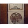 Image 1 : 2001 AMERICAN SILVER EAGLE NGC MS69