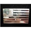 Image 1 : 1 OZ. STERLING SILVER FLAG INGOT BETSY ROSS FLAG