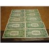 Image 2 : 6-1935 & 4-1935-C $1 SILVER CERTIFICATES 10 BILLS