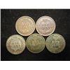 Image 2 : 5 ASSORTED INDIAN HEAD CENTS ALL FINES