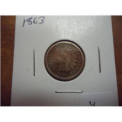 1863 INDIAN HEAD CENT