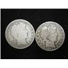 Image 1 : 1906-D & 1907-D BARBER HALF DOLLARS
