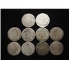Image 2 : 10 ASSORTED 1880'S SEATED LIBERTY DIMES