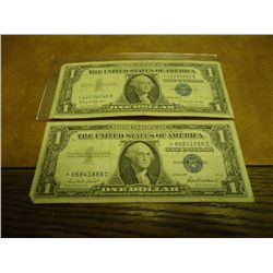 1957 & 1957-B $1 SILVER CERTIFICATE STAR NOTES