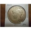 Image 1 : 1922 PEACE SILVER DOLLAR