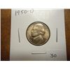 Image 1 : 1950-D JEFFERSON NICKEL KEY DATE UNC