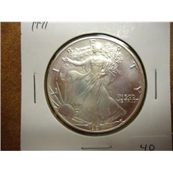 1991 AMERICAN SILVER EAGLE UNC