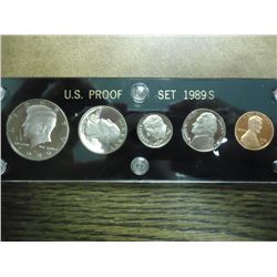 1989 US PROOF SET IN CAPITAL PLASTICS HOLDER