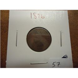 1876 INDIAN HEAD CENT SEMI KEY