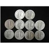 Image 2 : 10 ASSORTED 1920'S MERCURY DIMES