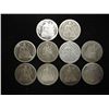 Image 1 : 10 ASSORTED 1850'S SEATED LIBERTY DIMES